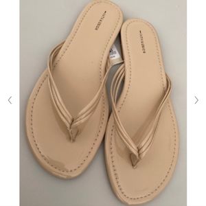 Two for $20  14TH & UNION Dessie Strappy Thong Sandal Beige Flip Flops Size 7 M